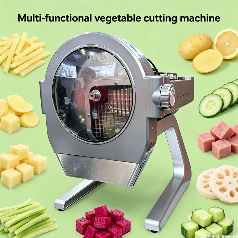 Radish Carrot Vegetable Cutter Machine Commercial Desktop Electric Automatic Melon Fruit Slice Shred Dice Cutting Machine
Radish Carrot Vegetable Cutter Machine Commercial Desktop Electric Automatic Melon Fruit Slice Shred Dice Cutting Machine