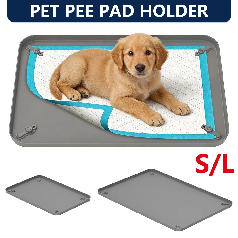 Pet Pee Pad Holder Silicone Dog Urine Pad holder with Corner Snaps Leak Proof Puppy Pee Tray Mat Dog Training Mat Pet Supplies
Pet Pee Pad Holder Silicone Dog Urine Pad holder with Corner Snaps Leak Proof Puppy Pee Tray Mat Dog Training Mat Pet Supplies