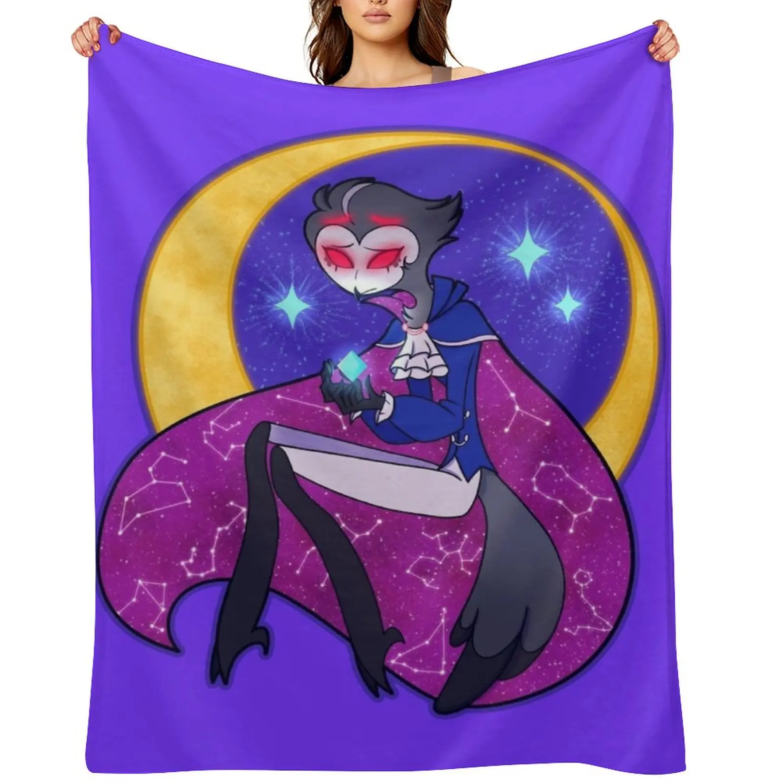 Helluva Boss: Stolas Throw Blanket Personalized Gift Tourist for winter Soft Plush Plaid Blankets
Helluva Boss: Stolas Throw Blanket Personalized Gift Tourist for winter Soft Plush Plaid Blankets