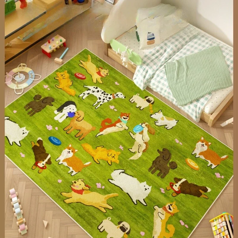 Dopamine green carpet living room waterproof leave-in washable children's bedroom large area full floor mat cute animal
Dopamine green carpet living room waterproof leave-in washable children's bedroom large area full floor mat cute animal