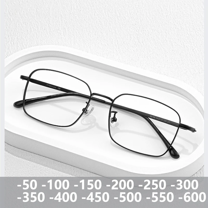 Business Man Myopia Glasses Blue Light Black Rectangle Prescription Glasses Women Minus Titanium Myopia Glasses Nearsighted
Business Man Myopia Glasses Blue Light Black Rectangle Prescription Glasses Women Minus Titanium Myopia Glasses Nearsighted