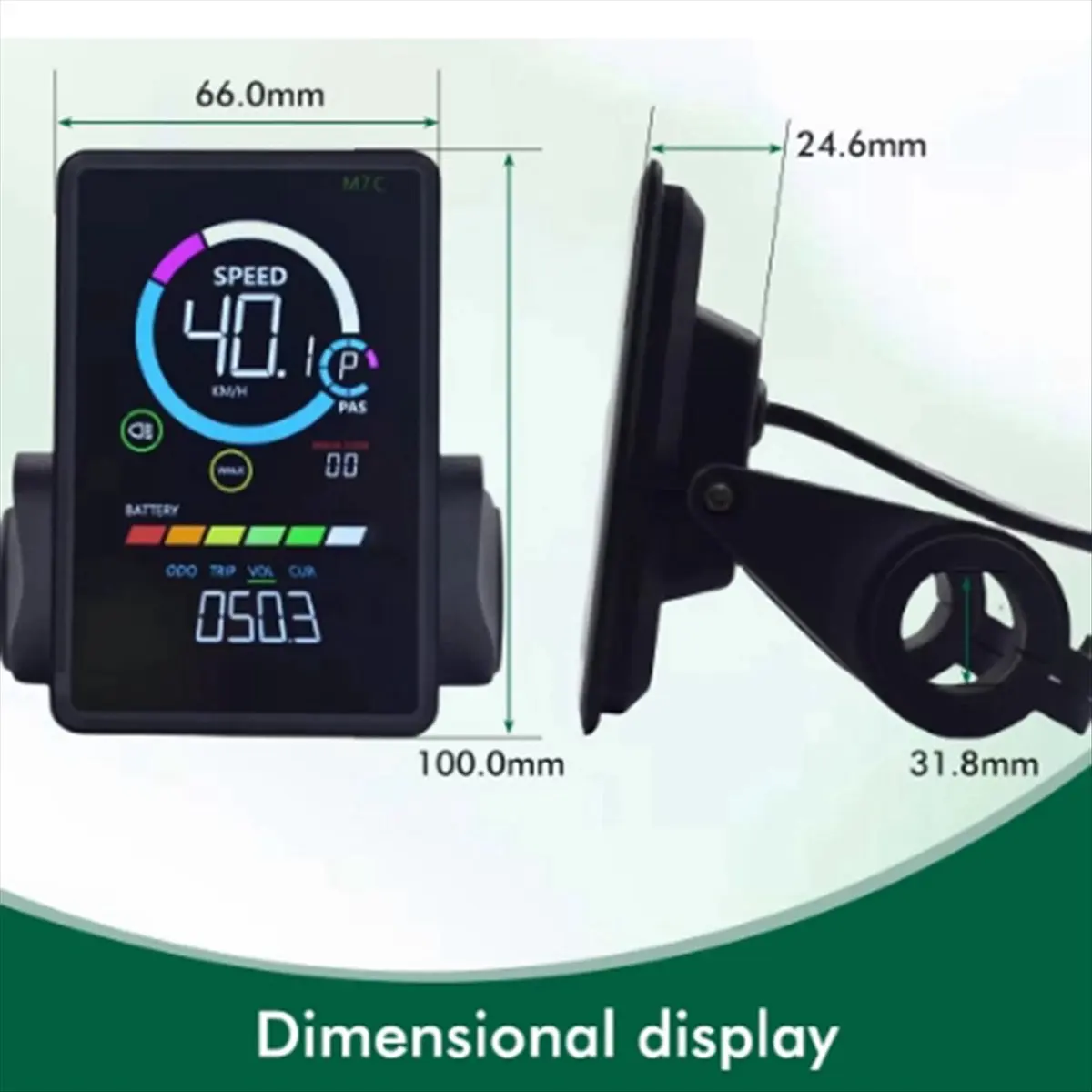 AD45 24V-60V M7C-2 E-Bike LCD Colorful Display Meter SM Connection Plug Electric Bicycle Display with USB UART,A
AD45 24V-60V M7C-2 E-Bike LCD Colorful Display Meter SM Connection Plug Electric Bicycle Display with USB UART,A