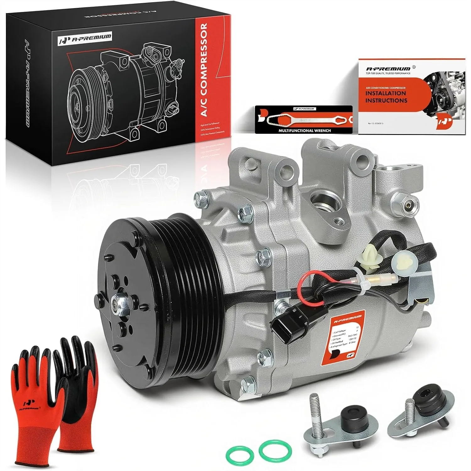 AC Compressor with Clutch for Honda Civic 1.8L 2006-2011 Replaces 38800-RNA-A01
AC Compressor with Clutch for Honda Civic 1.8L 2006-2011 Replaces 38800-RNA-A01