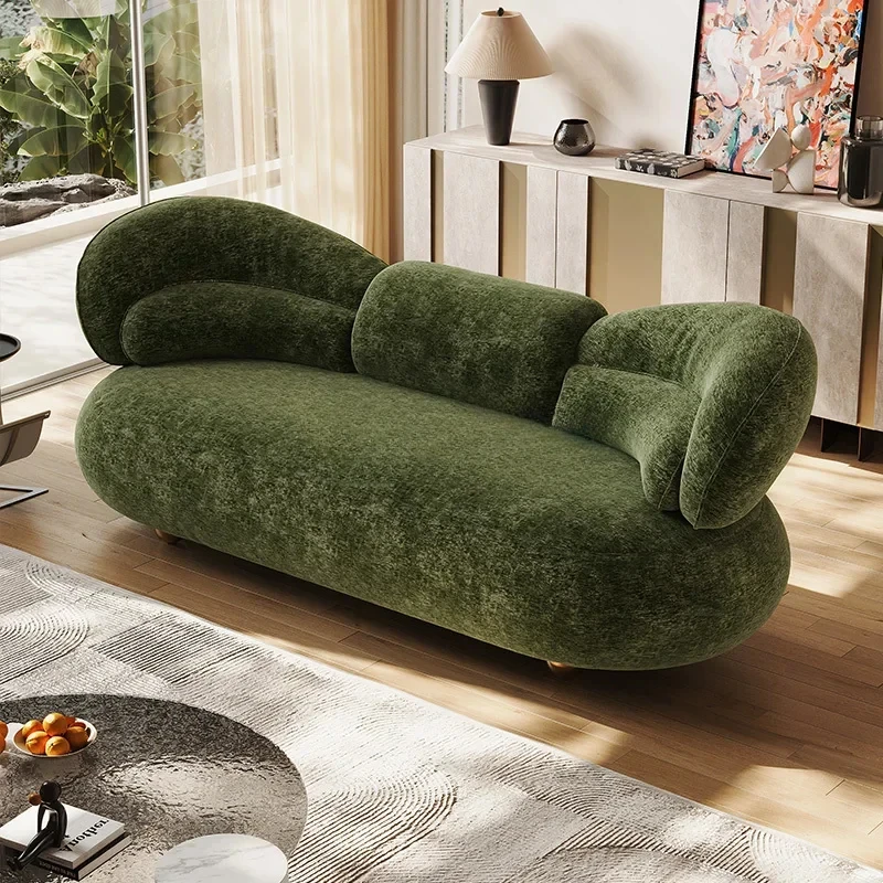 Italian minimalist fabric sofa high-end living room household curved light luxury straight row cream wind
Italian minimalist fabric sofa high-end living room household curved light luxury straight row cream wind