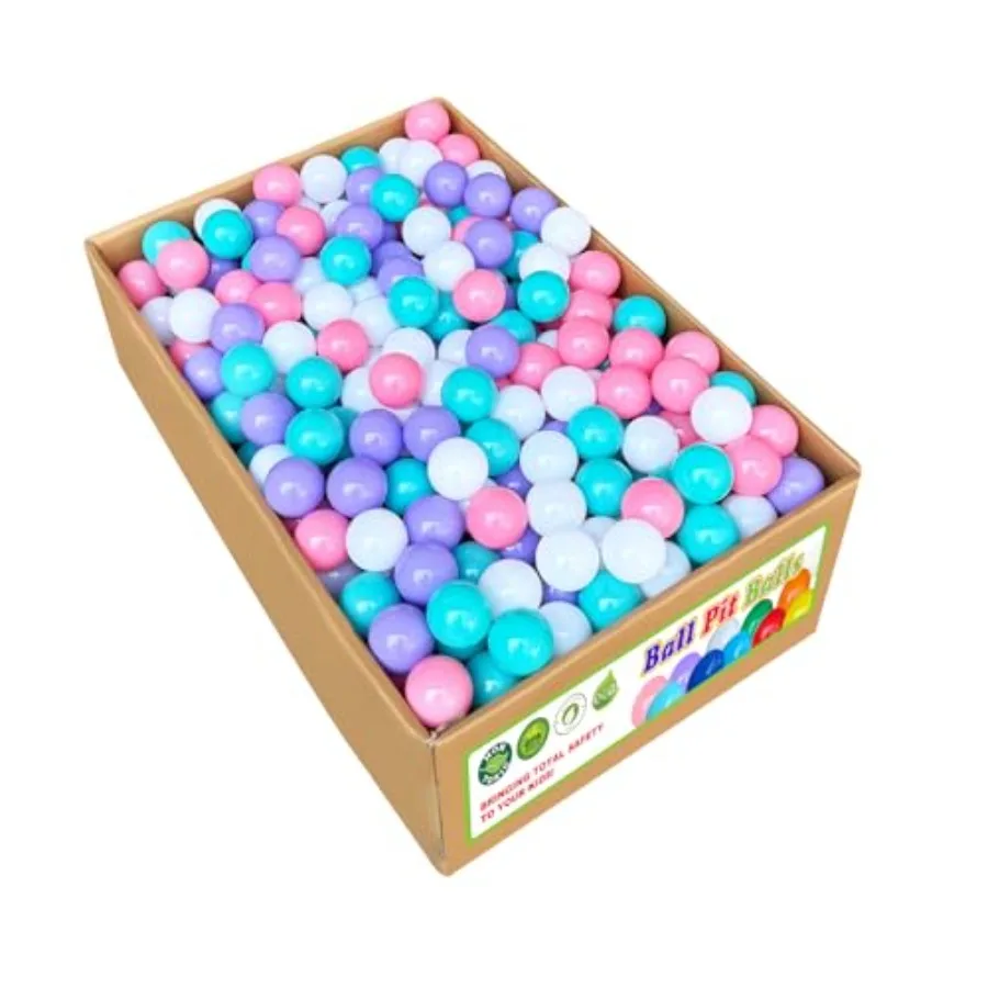 Play Ball Pit and Pool Balls - Plastic BPA-Free Soft Balls for Kids and Pets: 500 Count
Play Ball Pit and Pool Balls - Plastic BPA-Free Soft Balls for Kids and Pets: 500 Count
