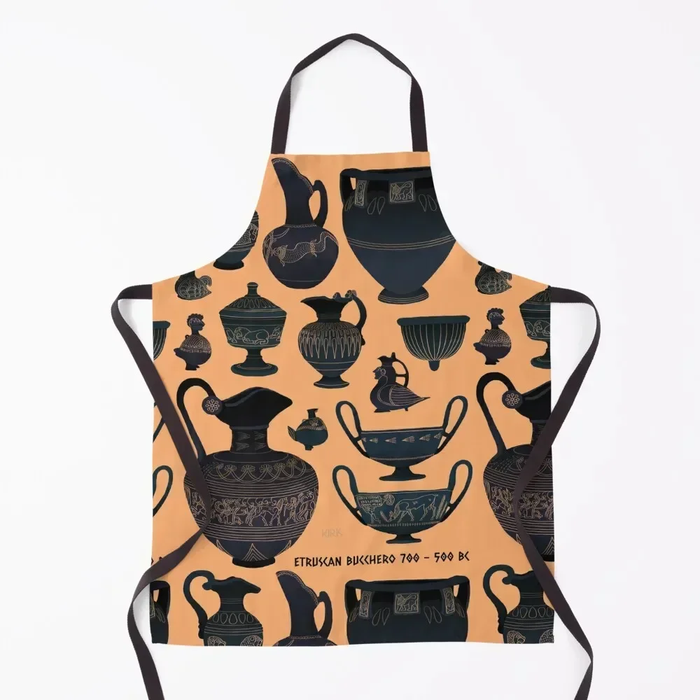 Etruscan Bucchero Pottery Apron New year's Customizable Woman Kitchen beauty master Apron
Etruscan Bucchero Pottery Apron New year's Customizable Woman Kitchen beauty master Apron