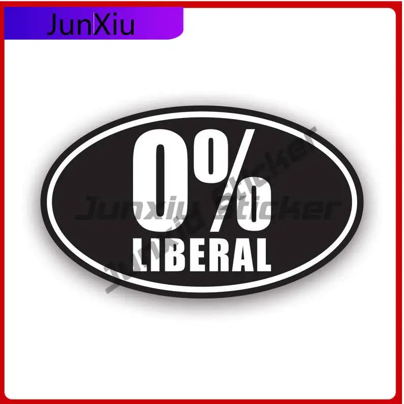 Oval 0 Percent Liberal Sticker Uv Protected Conservative Car Sticker Vinyl Decal Waterproof Durable For Car Window Laptop Bumper
Oval 0 Percent Liberal Sticker Uv Protected Conservative Car Sticker Vinyl Decal Waterproof Durable For Car Window Laptop Bumper