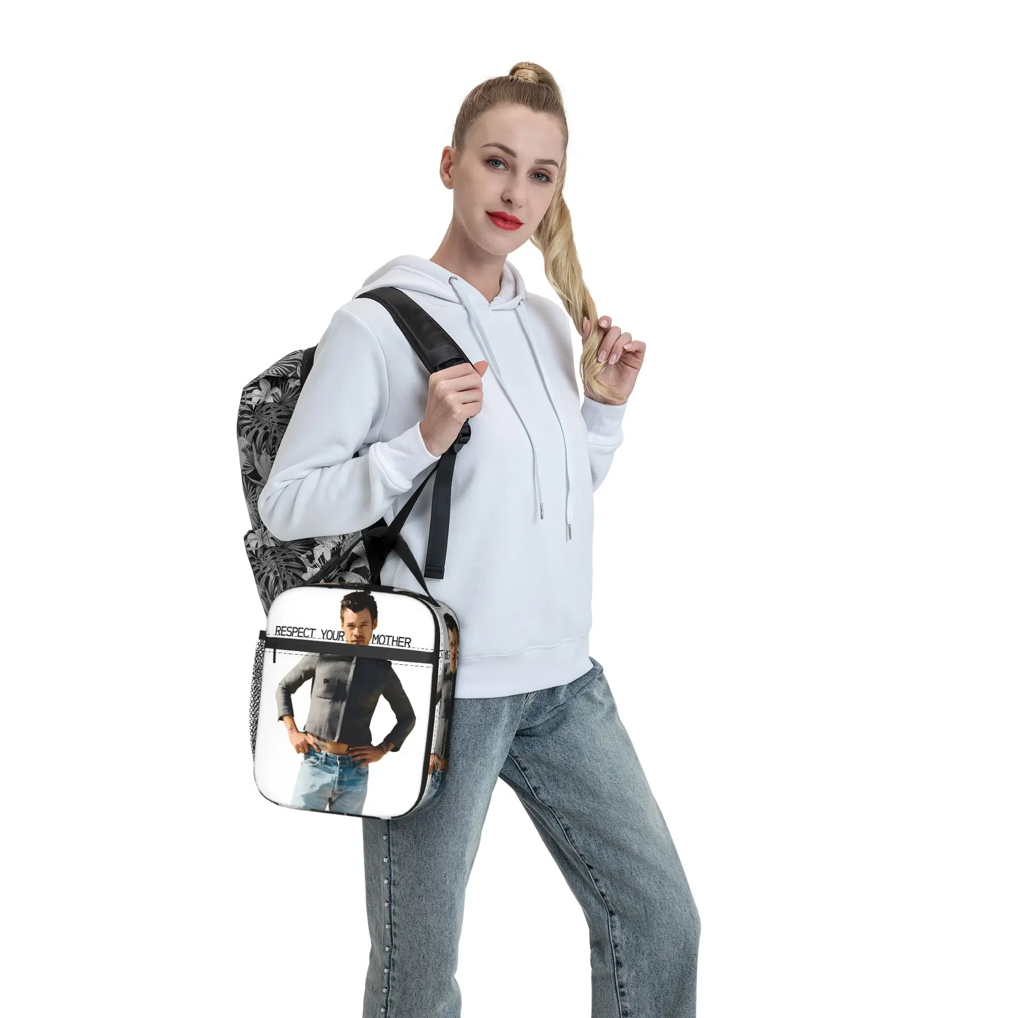 Respect Your Mother Baby Harrys Styles Together, Together Tour Lunch Bag Fun Lunch Box For Women Cooler Bag Thermal Lunch Bags
Respect Your Mother Baby Harrys Styles Together, Together Tour Lunch Bag Fun Lunch Box For Women Cooler Bag Thermal Lunch Bags