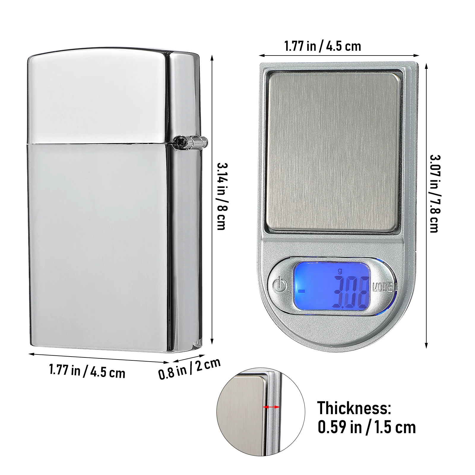 Lightweight Mini 0.01G High Precision Lcd Electronic Scale For Jewelry Coffee Medicine Lighter Shape Stainless
Lightweight Mini 0.01G High Precision Lcd Electronic Scale For Jewelry Coffee Medicine Lighter Shape Stainless