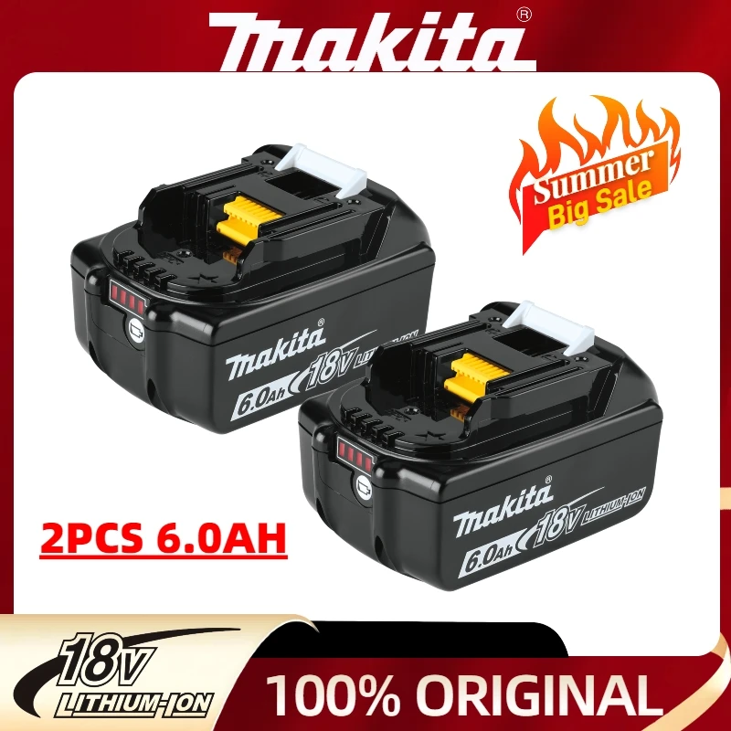 100% Original Makita 18V Battery, 6000mAh Lithium-ion For Makita DDF487 DTW700 DGA404 DTD173 DJV182 DJR189 HR140 power tools
100% Original Makita 18V Battery, 6000mAh Lithium-ion For Makita DDF487 DTW700 DGA404 DTD173 DJV182 DJR189 HR140 power tools