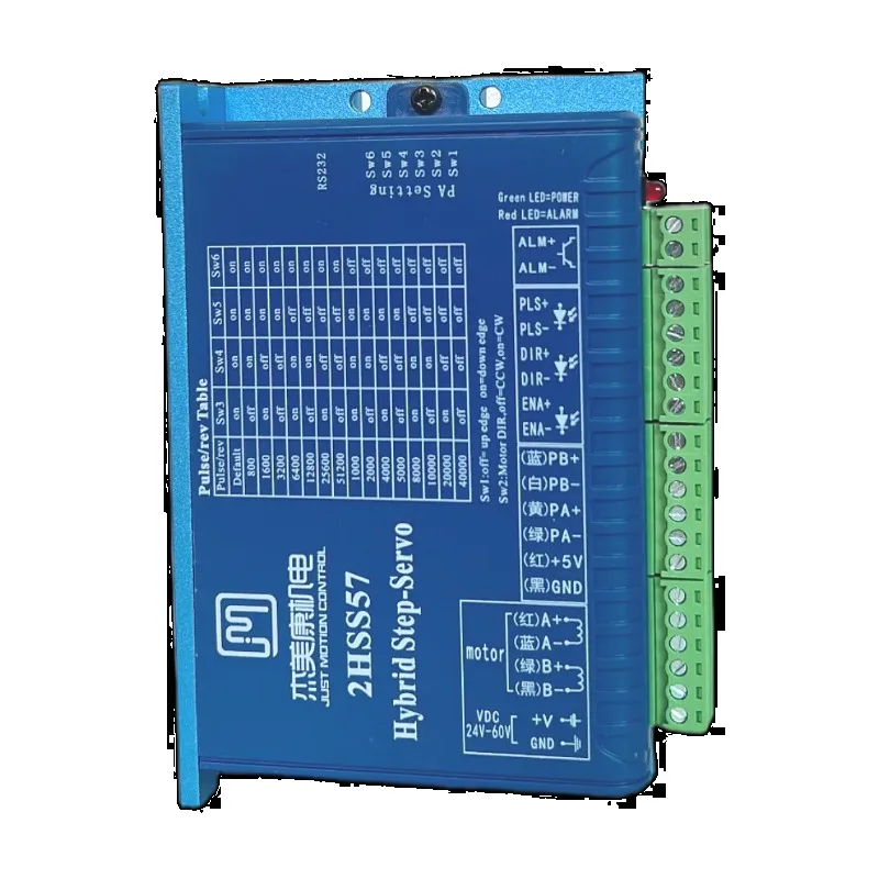 2HSS57-A-5/24 Gemicon 57 Closed-loop stepper motor drive screw machine controller
2HSS57-A-5/24 Gemicon 57 Closed-loop stepper motor drive screw machine controller
