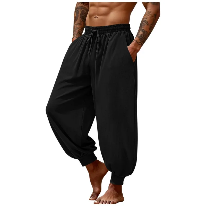 Mens Medieval Ankle Pants Renaissance Viking Pirate Lace Up Tapered Halloween Linen Costume Trousers cargo pants
Mens Medieval Ankle Pants Renaissance Viking Pirate Lace Up Tapered Halloween Linen Costume Trousers cargo pants