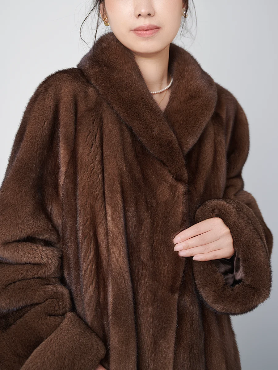 Novina Long Sve Velvet Mink Fur Coat Women's Ele Lady Sle Ultra-Long Mink Fur Jaet Breathable Comfortable Warmth
Novina Long Sve Velvet Mink Fur Coat Women's Ele Lady Sle Ultra-Long Mink Fur Jaet Breathable Comfortable Warmth