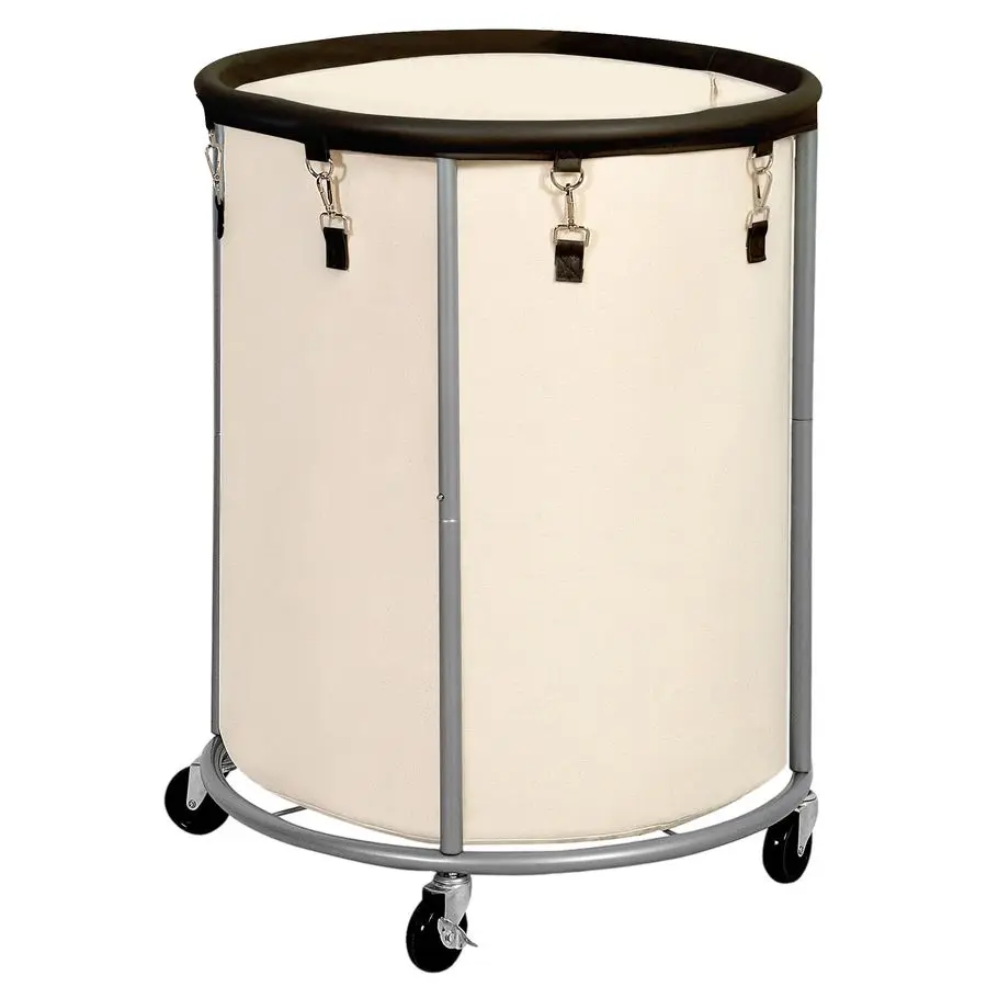 Круглая корзина для белья на колесах, 185 л (48 галлонов), очень большая, промышленная, со съемным мешком, модель S
Круглая корзина для белья на колесах, 185 л (48 галлонов), очень большая, промышленная, со съемным мешком, модель S
