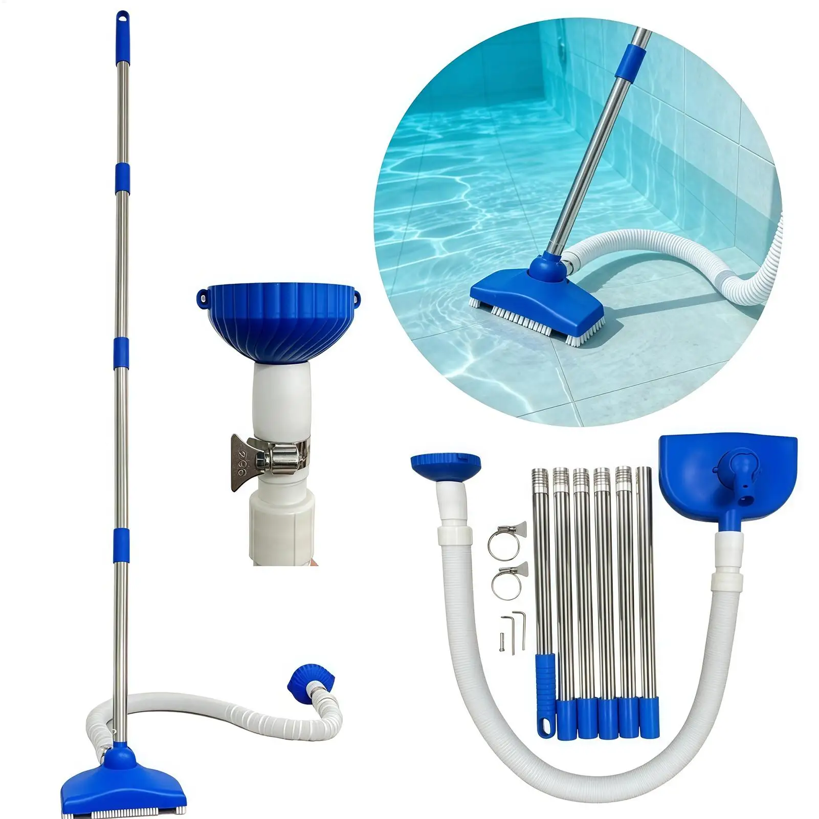 Pool Cleaner Tub Handheld Automatic Vacuum Pool Suction Cleaner For Outdoor Backyard Garden Swimming Patio Pond Fountain Spa
Pool Cleaner Tub Handheld Automatic Vacuum Pool Suction Cleaner For Outdoor Backyard Garden Swimming Patio Pond Fountain Spa