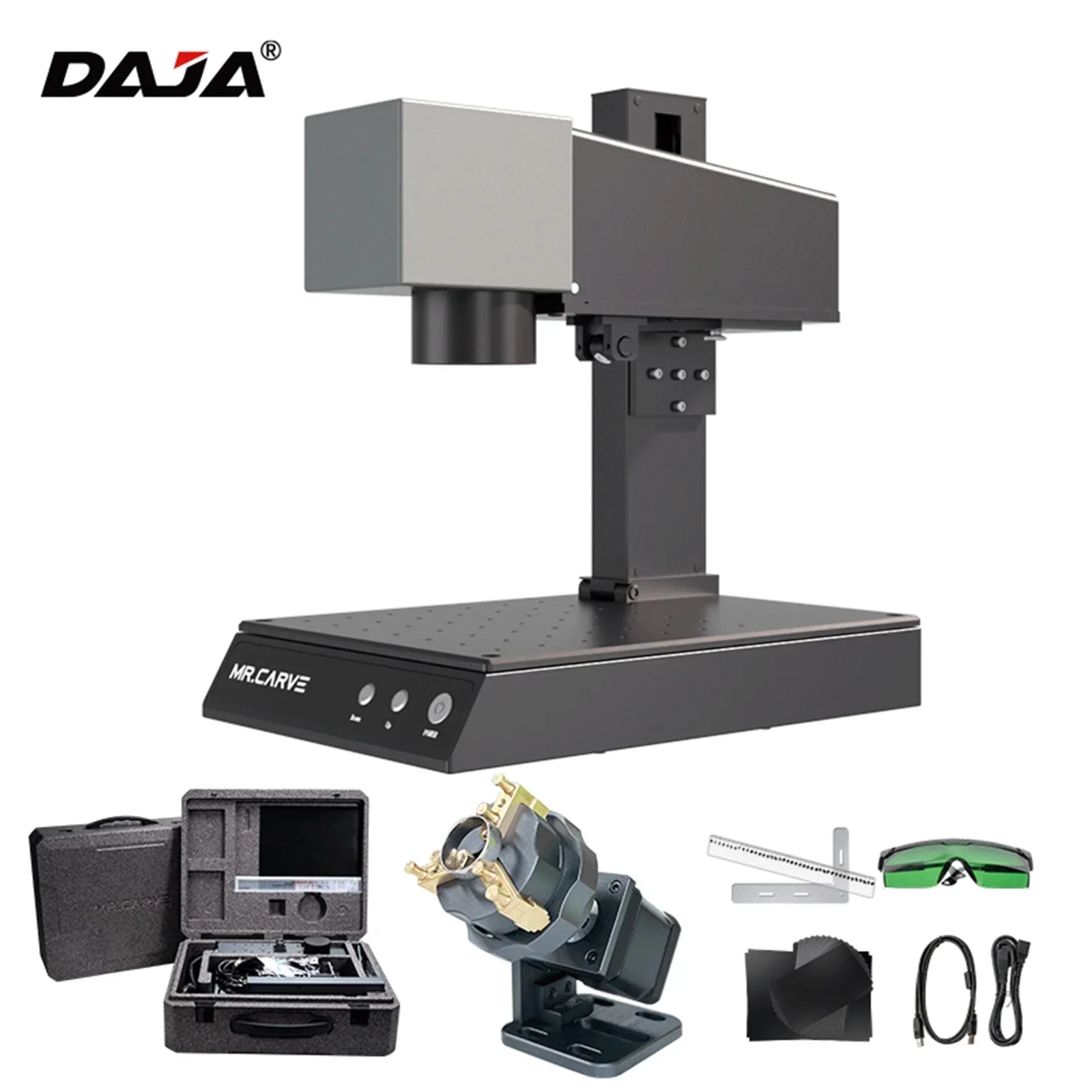 DAJA Mr Carve M1 Pro Настольный маркировочный гравер, машина для печати, оптоволоконный принтер с ротационным
DAJA Mr Carve M1 Pro Настольный маркировочный гравер, машина для печати, оптоволоконный принтер с ротационным