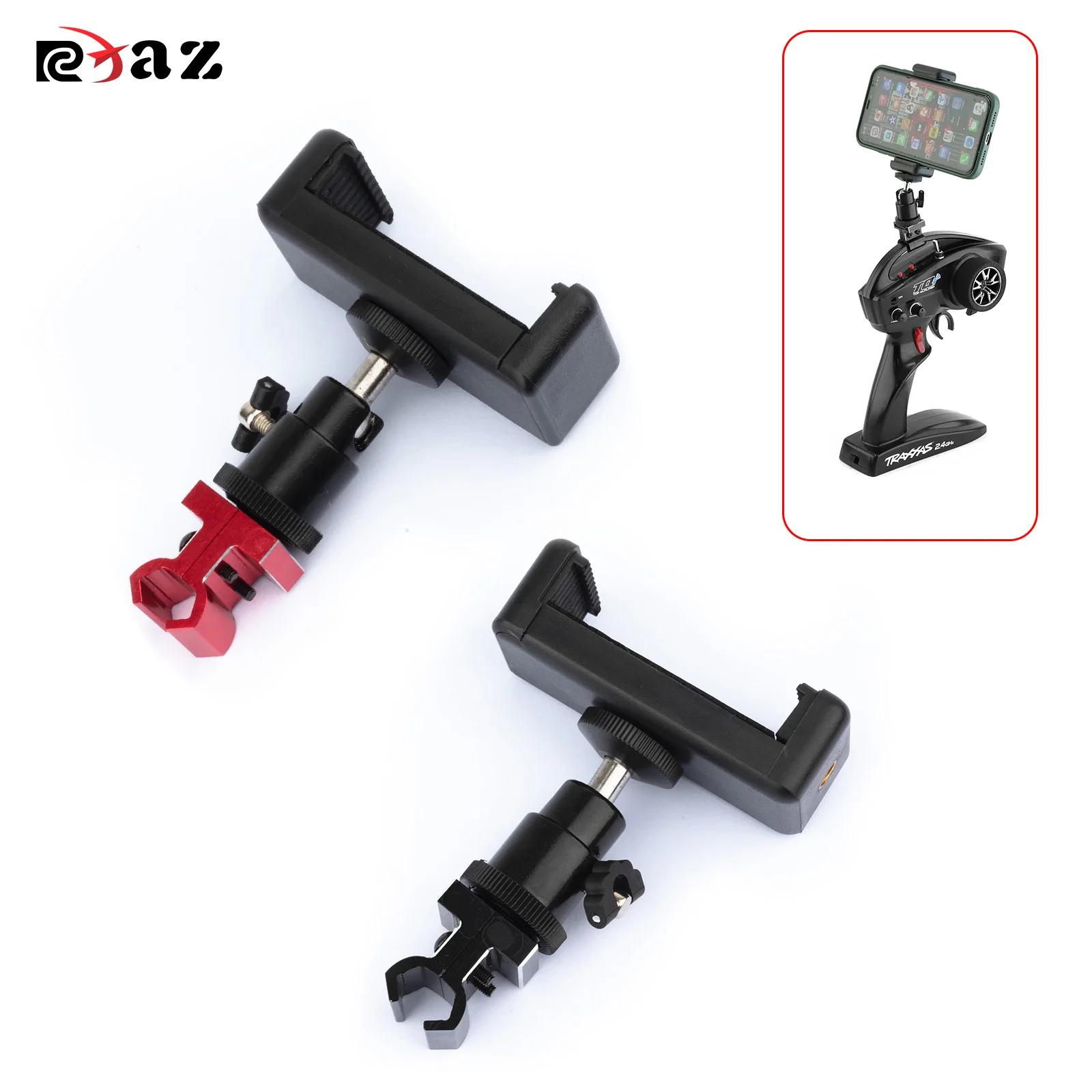Metal TQi Transmitter Phone Mount Holder for TRAXXAS TRX4 TRX6 E-Revo Slash RUSTLER T-Maxx E-Maxx RC Car Upgrade Parts
Metal TQi Transmitter Phone Mount Holder for TRAXXAS TRX4 TRX6 E-Revo Slash RUSTLER T-Maxx E-Maxx RC Car Upgrade Parts