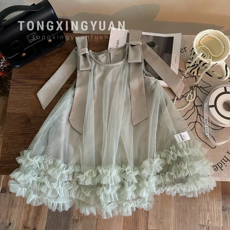 Girls' Clothing Bowknot Strap Mesh Princess Dress Girl's Gown Summer New Style
Girls' Clothing Bowknot Strap Mesh Princess Dress Girl's Gown Summer New Style