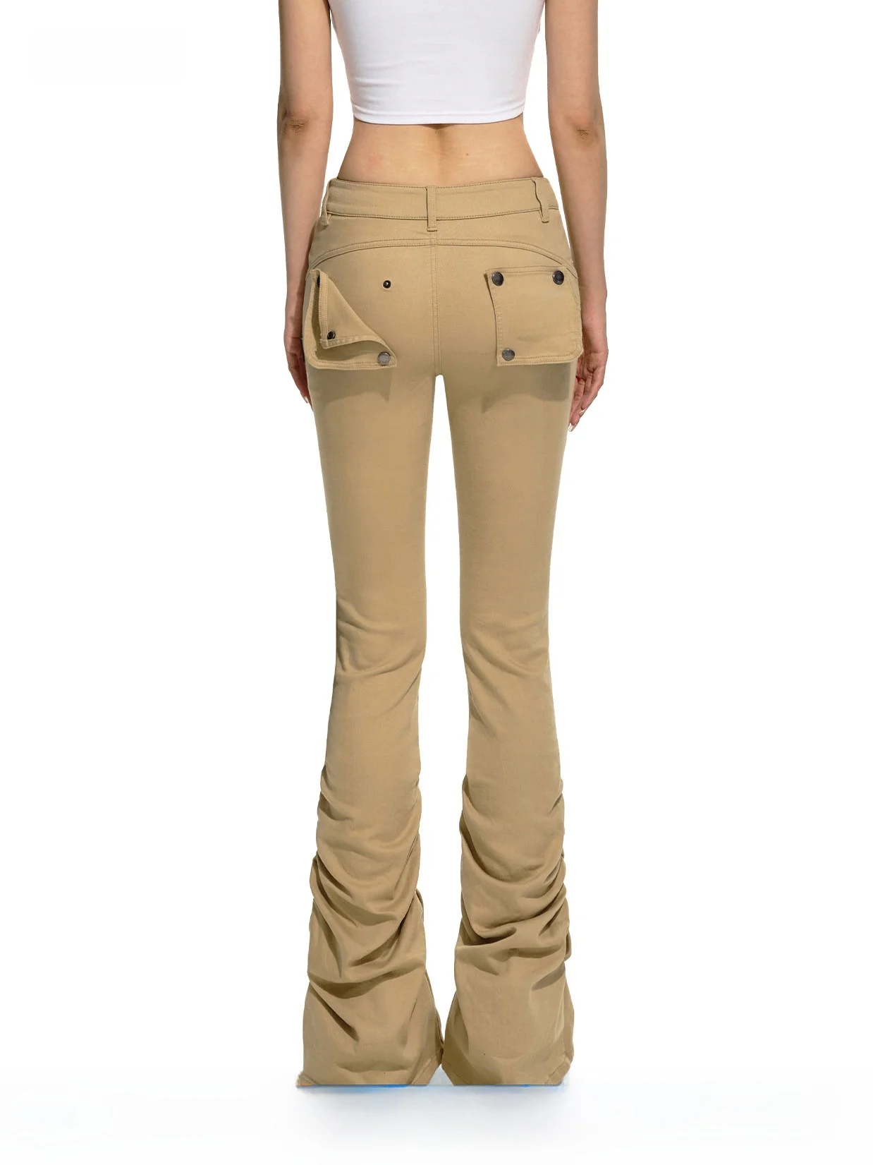 NAWS Classic North Ring Line Refashioned Light Washed Vintage Slimming Micro Flared Jeans Beige Natural Waist Women's Jeans
NAWS Classic North Ring Line Refashioned Light Washed Vintage Slimming Micro Flared Jeans Beige Natural Waist Women's Jeans