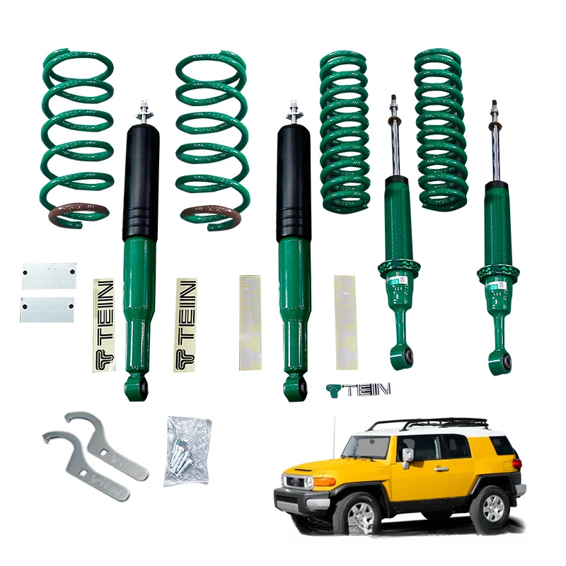 Подходит для Toyota FJ Cruiser Coilover с пружинным амортизатором для обновления шасси автомобиля TEIN
Подходит для Toyota FJ Cruiser Coilover с пружинным амортизатором для обновления шасси автомобиля TEIN