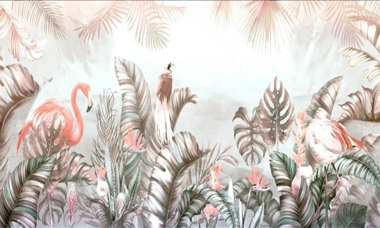 Custom wallpaper Rainforest animal Flamingos parrot mural home decoration Forest plant leaf decorative painting 3d wallpaper
Custom wallpaper Rainforest animal Flamingos parrot mural home decoration Forest plant leaf decorative painting 3d wallpaper