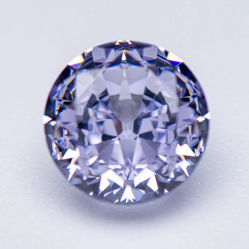 Cubic Zirconia Crushed Ice Cut Lavender Color Round Shape Charms Beads for Jewelry Making Bracelet Ring Materials No Certificate
Cubic Zirconia Crushed Ice Cut Lavender Color Round Shape Charms Beads for Jewelry Making Bracelet Ring Materials No Certificate