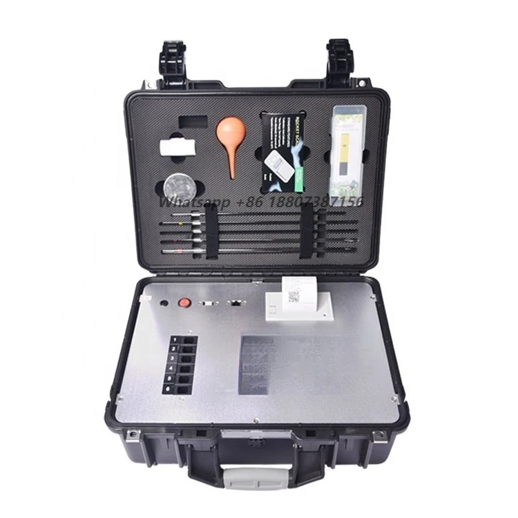 Professional Soil Nutrition Detector test Equipment Soil Analyzer Water and Soil test Kit Analyzer
Professional Soil Nutrition Detector test Equipment Soil Analyzer Water and Soil test Kit Analyzer
