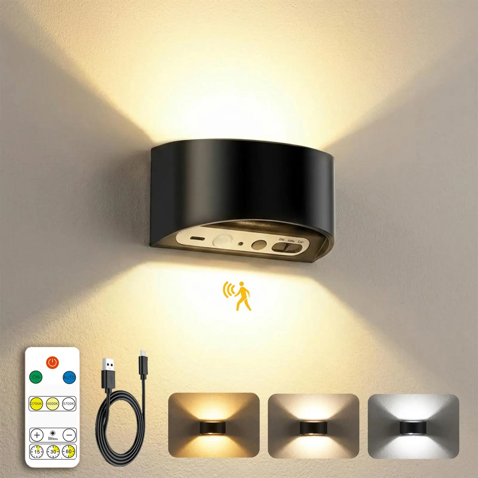 Motion Sensor Light Wireless Wall Lamp Rechargeable Remote control For Kitchen Bedroom Mural Living Room Sensor Indoor Lighting
Motion Sensor Light Wireless Wall Lamp Rechargeable Remote control For Kitchen Bedroom Mural Living Room Sensor Indoor Lighting