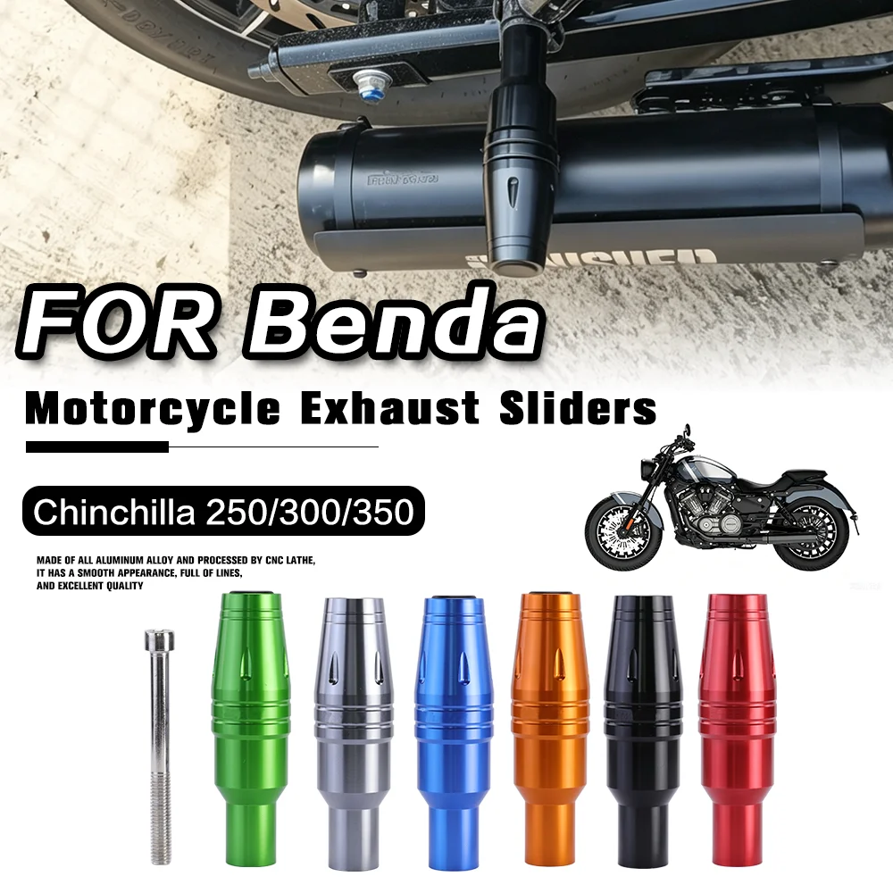 Aluminum CNC Motorcycle Exhaust Sliders Crash Pad Falling Protection Set Moto Accessories for BENDA Chinchilla 250 300 350 Ace
Aluminum CNC Motorcycle Exhaust Sliders Crash Pad Falling Protection Set Moto Accessories for BENDA Chinchilla 250 300 350 Ace