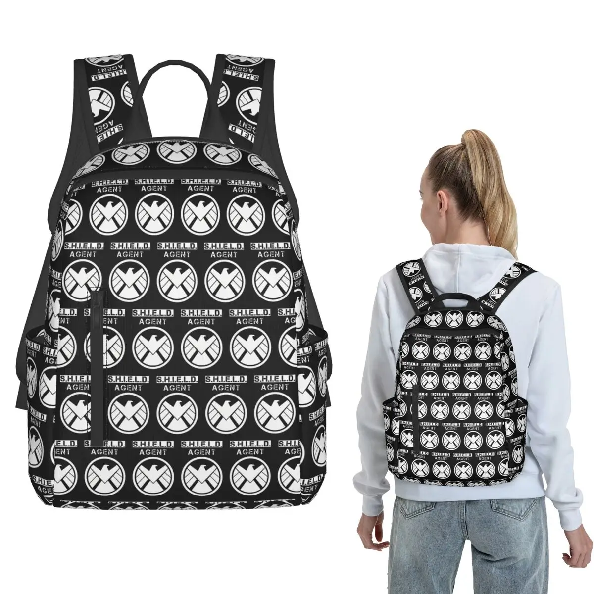 Agent Of Shield Backpack Large Capacity Kids BookBag School Bag Shoulder Bags for Men Women
Agent Of Shield Backpack Large Capacity Kids BookBag School Bag Shoulder Bags for Men Women
