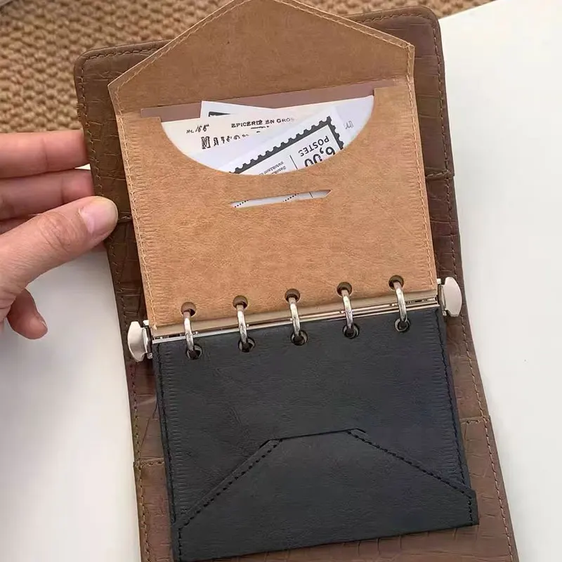 3Pcs 5Holes M5 Loose Leaf Kraft Paper Pocket Refills Card Storage Bag Notebooks Bag Planner Inner Storage Pouch Organizer
3Pcs 5Holes M5 Loose Leaf Kraft Paper Pocket Refills Card Storage Bag Notebooks Bag Planner Inner Storage Pouch Organizer