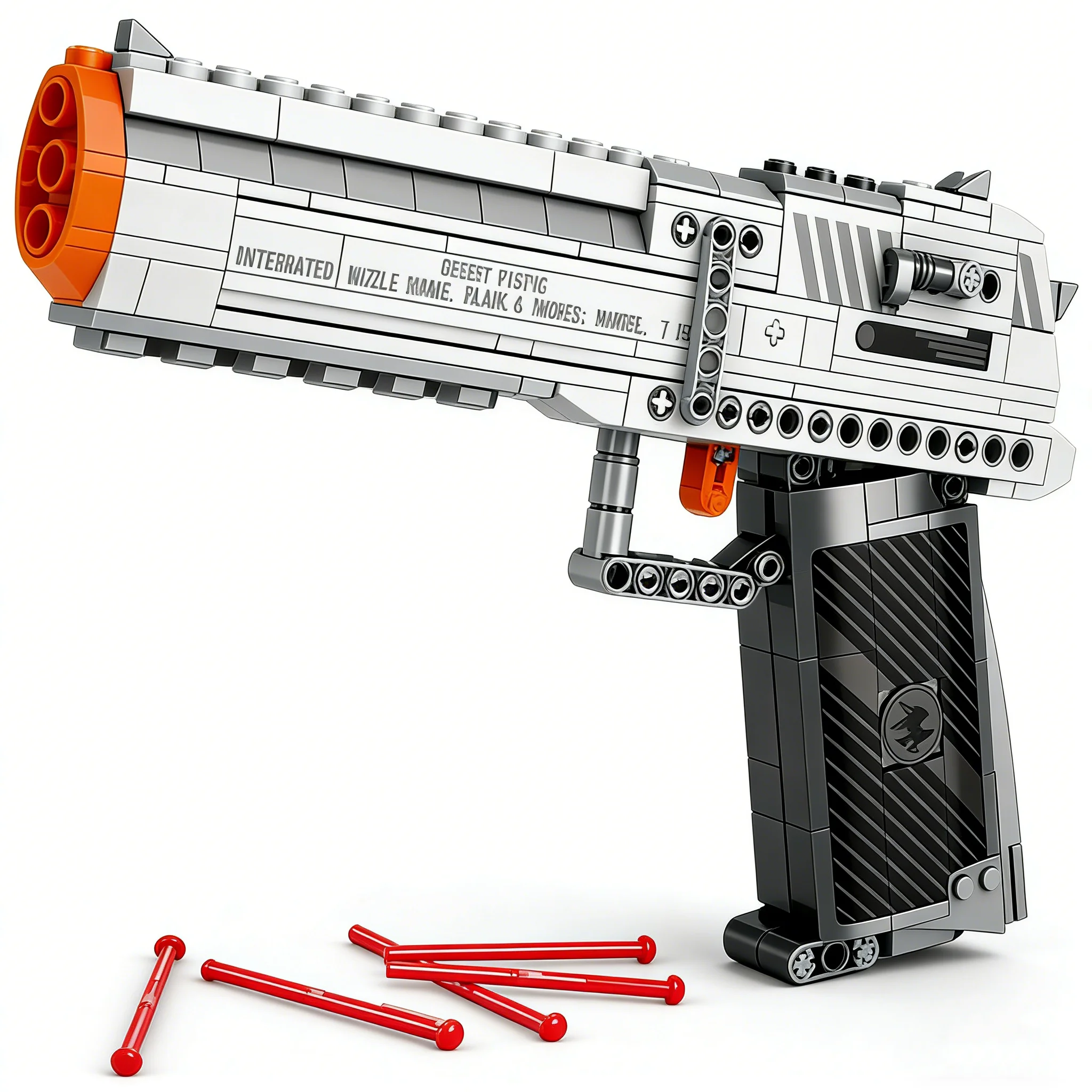 356PCS Desert Eagle Pistol Building Blocks Can Shoot Gun Model Military Weapon Series Toys Kids DIY Assemble Brick Birthday Gift
356PCS Desert Eagle Pistol Building Blocks Can Shoot Gun Model Military Weapon Series Toys Kids DIY Assemble Brick Birthday Gift