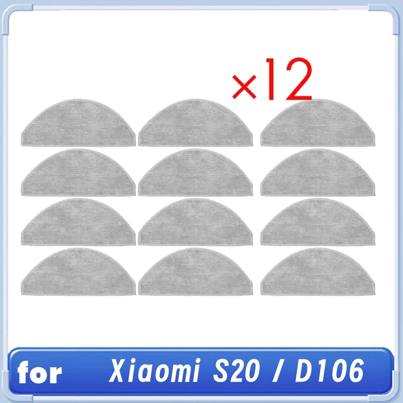 ABAE-12 PCS Cleaning Rag For Xiaomi S20 / D106 Robot Vacuum Cleaner Parts Replacement
ABAE-12 PCS Cleaning Rag For Xiaomi S20 / D106 Robot Vacuum Cleaner Parts Replacement