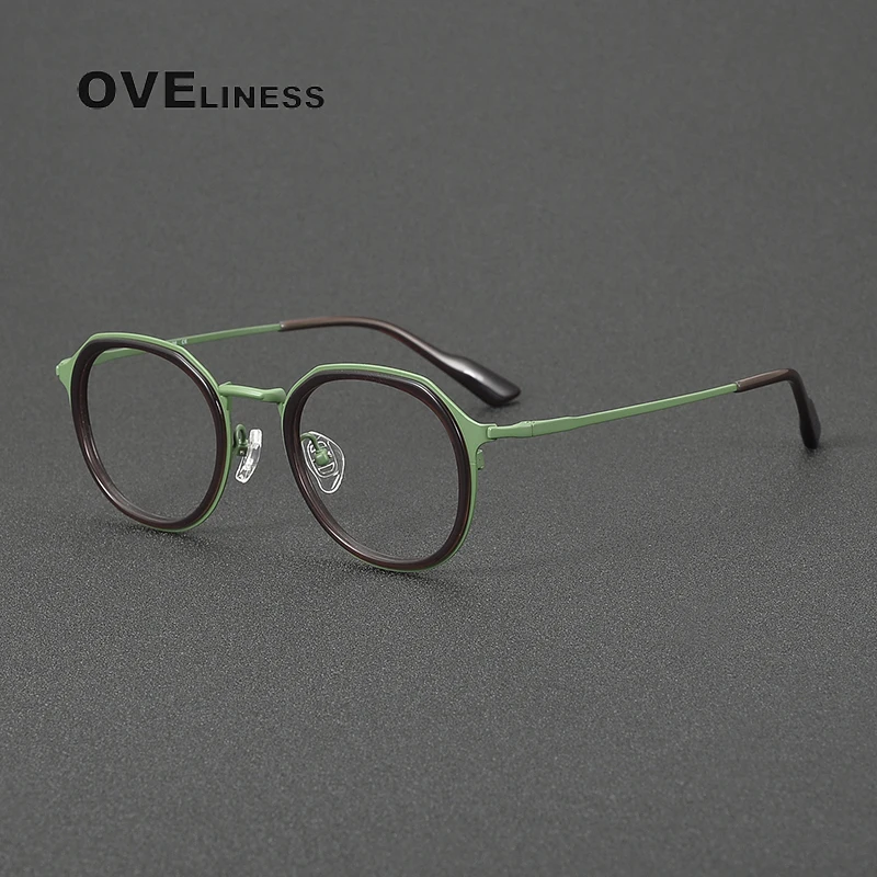 Vintage Titanium Eyeglasses Frame Men Round Glasses Women Retro Luxury Brand Glasses Frame Eyewear
Vintage Titanium Eyeglasses Frame Men Round Glasses Women Retro Luxury Brand Glasses Frame Eyewear