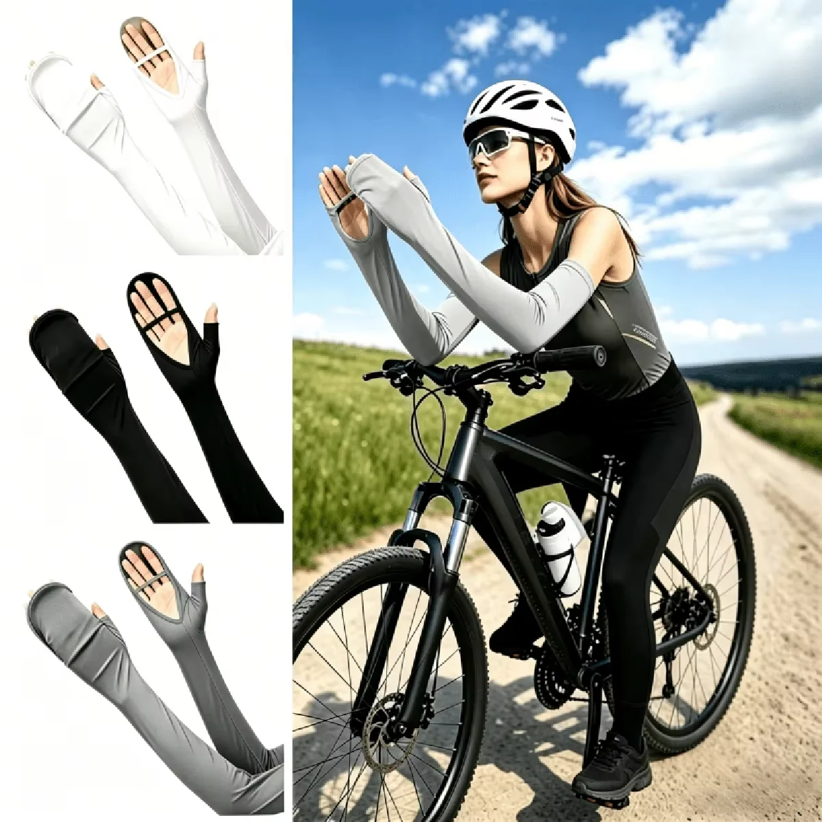 2Pcs Summer sunshade sleeves, ice cold unisex - ice sensitive fabric design, cool riding and driving sleeves
2Pcs Summer sunshade sleeves, ice cold unisex - ice sensitive fabric design, cool riding and driving sleeves