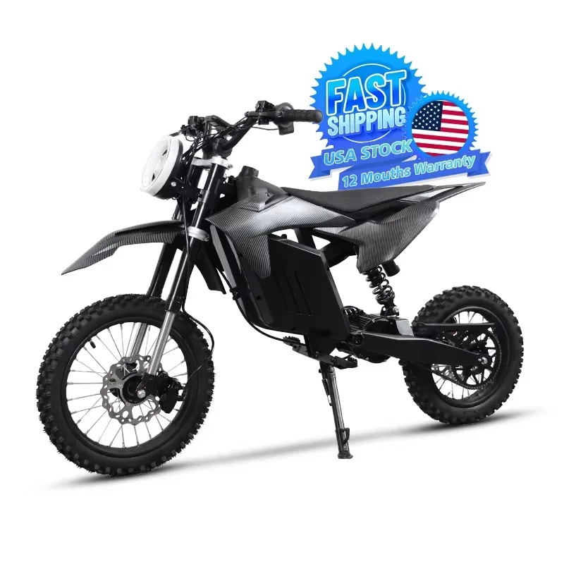 50Km Long Range 48v2000w Electric Dirt Bike High Power Motorcycle 50Km/H Pit Bike
50Km Long Range 48v2000w Electric Dirt Bike High Power Motorcycle 50Km/H Pit Bike