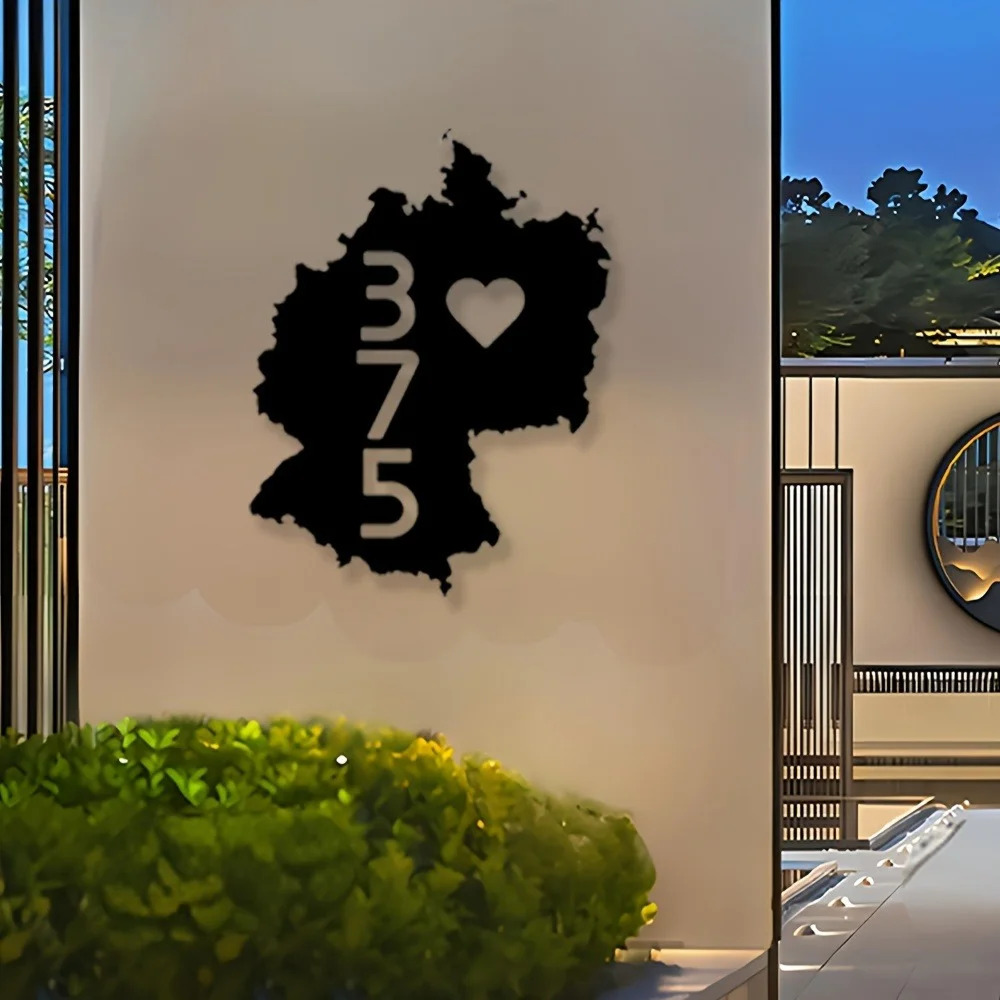 Single Piece Customizable House Number Metal Wall Decor with Love Cutout Ideal Housewarming Gift for Farmhouse Porch Areas
Single Piece Customizable House Number Metal Wall Decor with Love Cutout Ideal Housewarming Gift for Farmhouse Porch Areas