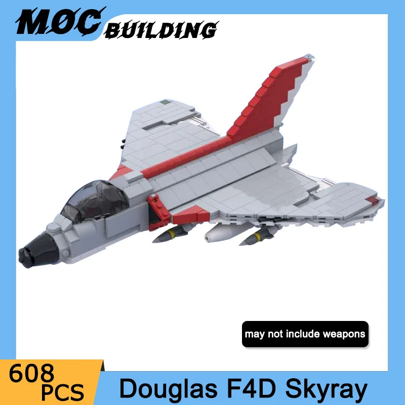 MOC Douglas F4D Skyray Building Block Bricks Jet Model 1:35 Miniscale Aircraft DIY Assembly Bricks Puzzle Educational Toys Gifts
MOC Douglas F4D Skyray Building Block Bricks Jet Model 1:35 Miniscale Aircraft DIY Assembly Bricks Puzzle Educational Toys Gifts