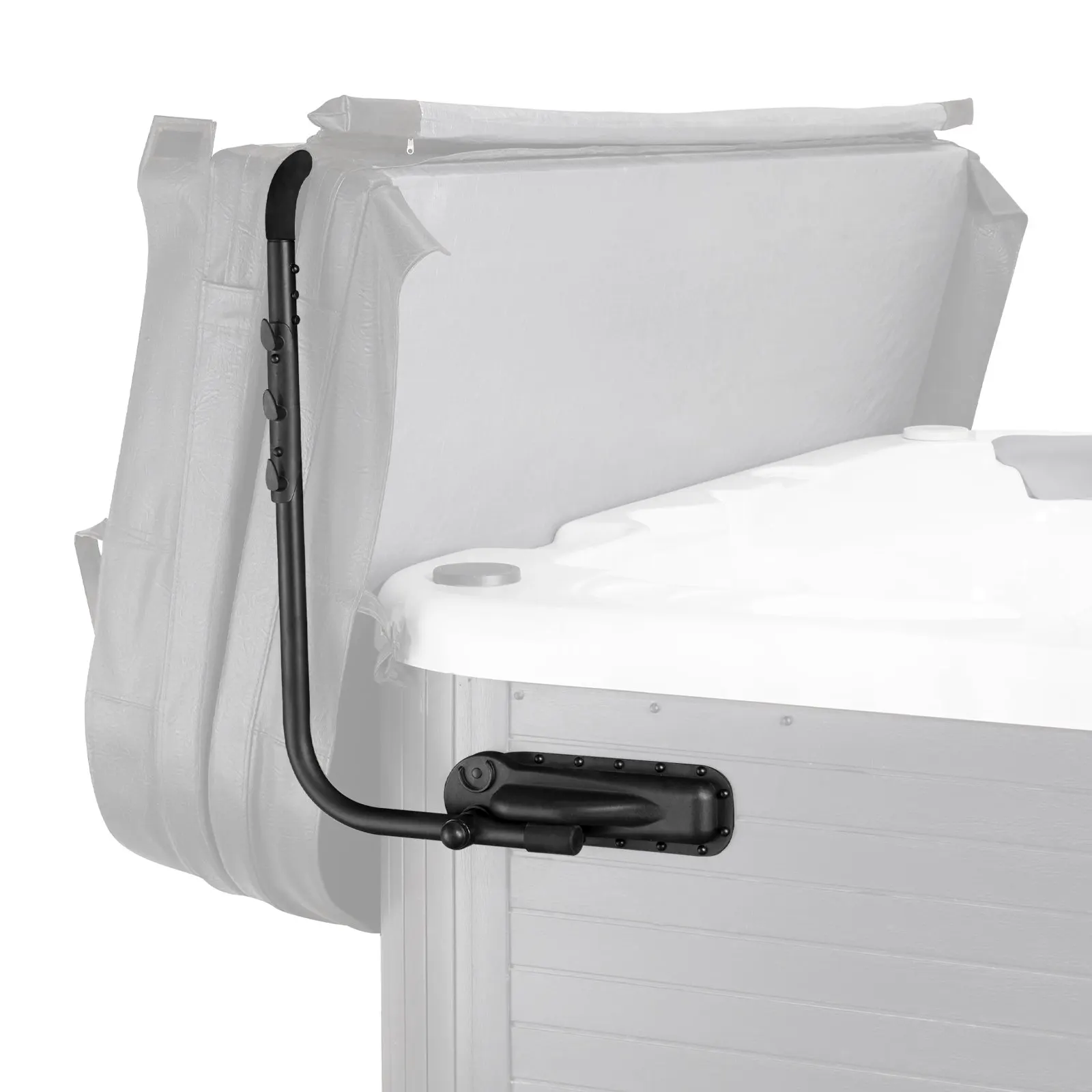 Hot Tub Cover Lift, Spa Cover Lift, Height 31.5" - 41.3" Width 69" - 100.5" Adjustable, Installed On Both Sides At The Top,
Hot Tub Cover Lift, Spa Cover Lift, Height 31.5" - 41.3" Width 69" - 100.5" Adjustable, Installed On Both Sides At The Top,