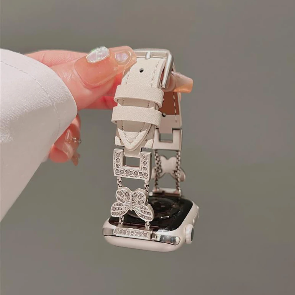 Diamond Butterfly Strap for Apple Watch 10 11 Band 46mm 42mm 41mm 44/45mm 40mm Women Metal Belt Bracelet iWatch Series 9 8 7 Se
Diamond Butterfly Strap for Apple Watch 10 11 Band 46mm 42mm 41mm 44/45mm 40mm Women Metal Belt Bracelet iWatch Series 9 8 7 Se