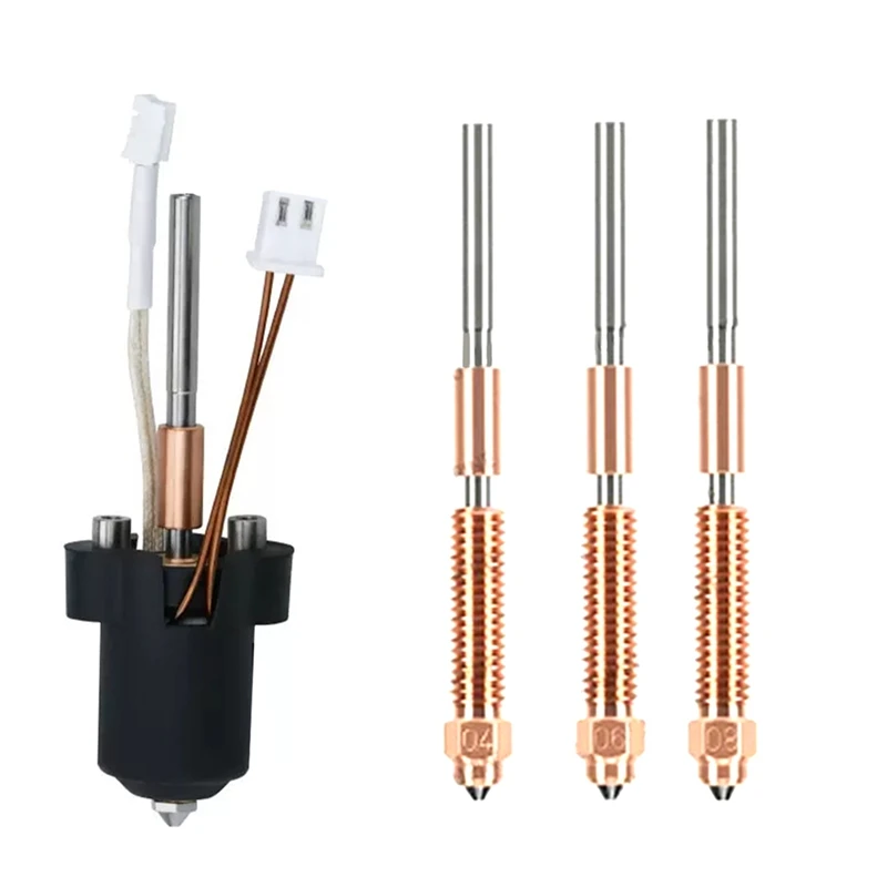 Heating Block Kit 0.4Mm Quick-Swap Integrated Nozzle For Creality K1C K1 MAX 3D Printer Parts
Heating Block Kit 0.4Mm Quick-Swap Integrated Nozzle For Creality K1C K1 MAX 3D Printer Parts