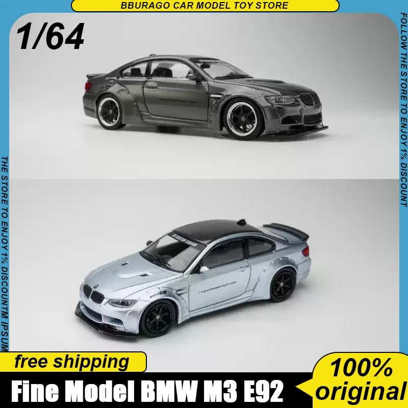 Pre-Sale Fine Model 1:64 Bmw M3 E92 Lb Widebody Modified Coupe Diecast Car Model Carbon Fiber Roof Detailed Collectible Ornament
Pre-Sale Fine Model 1:64 Bmw M3 E92 Lb Widebody Modified Coupe Diecast Car Model Carbon Fiber Roof Detailed Collectible Ornament