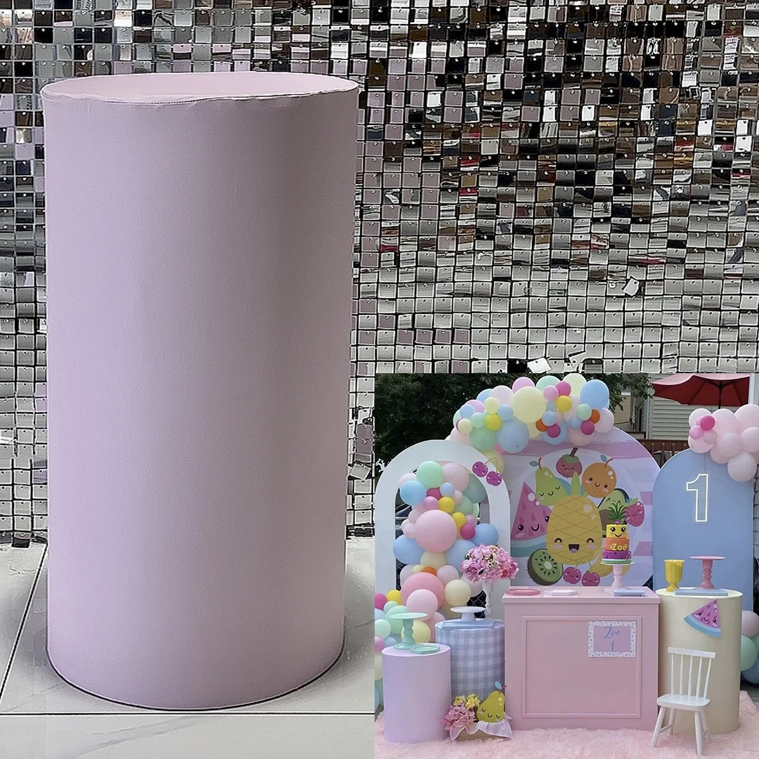 Light Pink Cylinder Covers Baby Pink Stretchy Pedestal Cover Birthday Baby Shower Desserts Tablecloth Props HP-2155
Light Pink Cylinder Covers Baby Pink Stretchy Pedestal Cover Birthday Baby Shower Desserts Tablecloth Props HP-2155