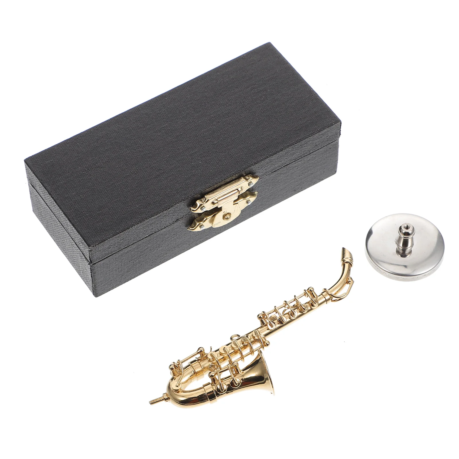 1 set Miniature Retro Saxophone Ornament Exquisite Metal Musical Instrument Decor Home Desktop Saxophone Model Collection Gift
1 set Miniature Retro Saxophone Ornament Exquisite Metal Musical Instrument Decor Home Desktop Saxophone Model Collection Gift