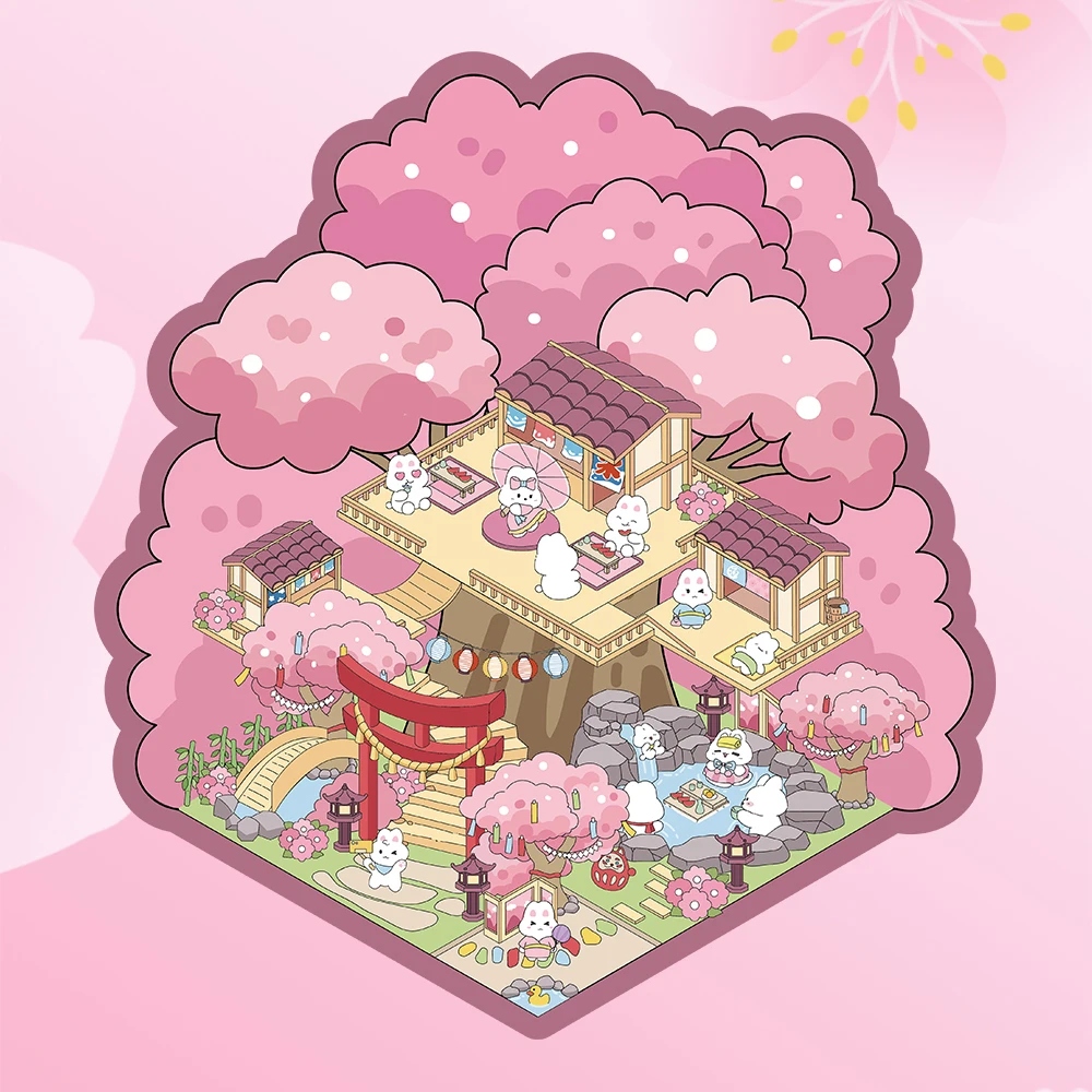 1Sheet DIY 3D Sakura Onsen Sake House Miniature Stickers Make Your Own Warm Home Cute 3D Cartoon Animal Rabbit Scene Stickers
1Sheet DIY 3D Sakura Onsen Sake House Miniature Stickers Make Your Own Warm Home Cute 3D Cartoon Animal Rabbit Scene Stickers