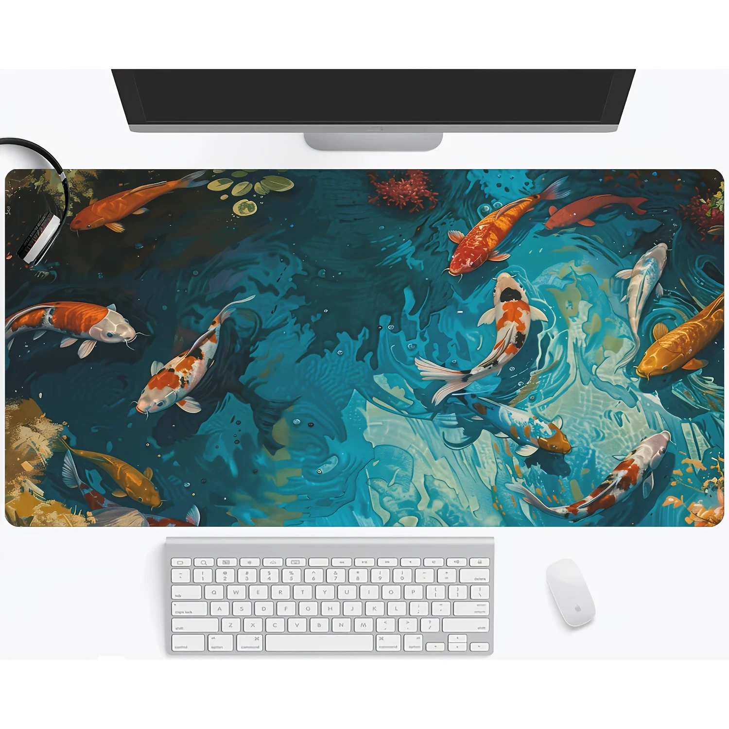 Прямоугольный тканевый коврик для мыши с нескользящей резиновой основой для компьютера, ноутбука, офисного стола
Прямоугольный тканевый коврик для мыши с нескользящей резиновой основой для компьютера, ноутбука, офисного стола