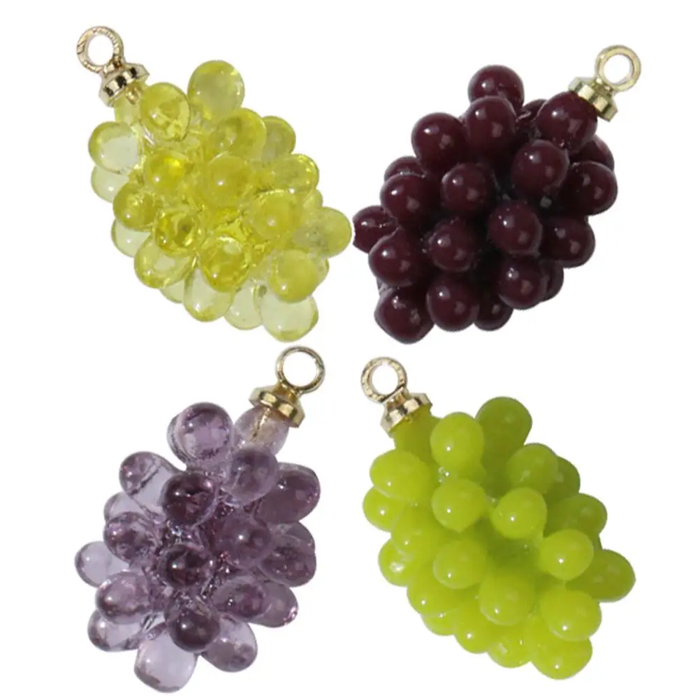 4 Pcs Fruit Grape Pendant Charm Necklace Supplies Resin Dangle Charms Pendants for DIY Jewelry
4 Pcs Fruit Grape Pendant Charm Necklace Supplies Resin Dangle Charms Pendants for DIY Jewelry