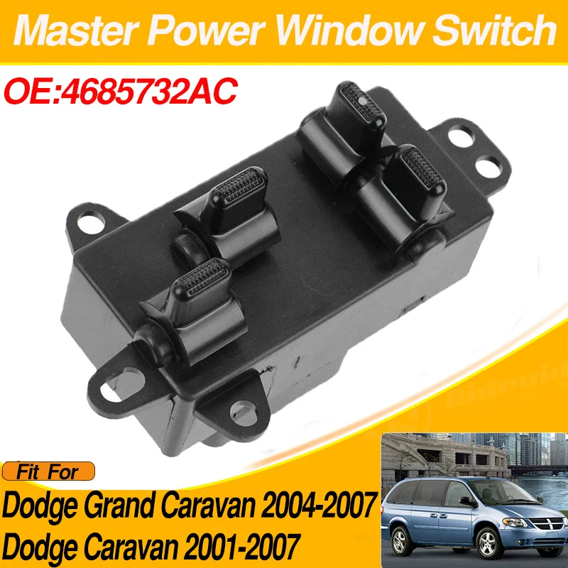 Electric Power Window Control Switch Regulator Button Console For Dodge Grand Caravan Dodge Caravan 2001-2007
Electric Power Window Control Switch Regulator Button Console For Dodge Grand Caravan Dodge Caravan 2001-2007
