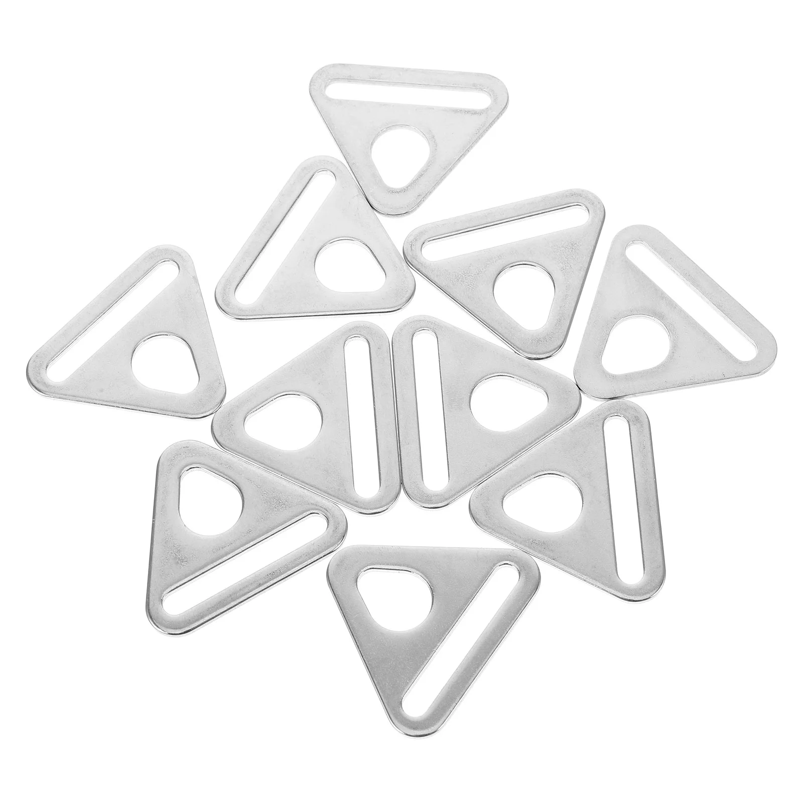 10pcs Stainless Steel Triangle Tent Poles Windproof Buckles Rope Adjusters Canopy Tarp Tensioners Camping Hiking Gear Secure
10pcs Stainless Steel Triangle Tent Poles Windproof Buckles Rope Adjusters Canopy Tarp Tensioners Camping Hiking Gear Secure