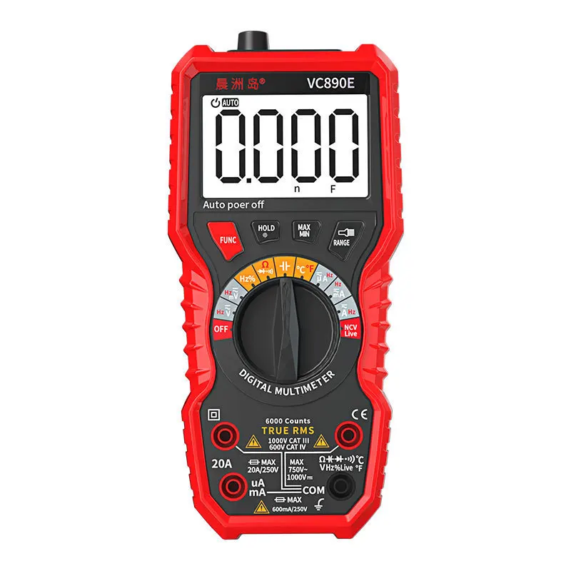 Цифровой мультиметр 890D/890C/890E, ручной Универсальный измеритель температуры, с красным цифровым дисплеем, защита от перегорания
Цифровой мультиметр 890D/890C/890E, ручной Универсальный измеритель температуры, с красным цифровым дисплеем, защита от перегорания